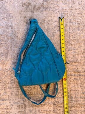 NWT Teal Quilted Sling Bag for Women - Lightweight Everyday Carry